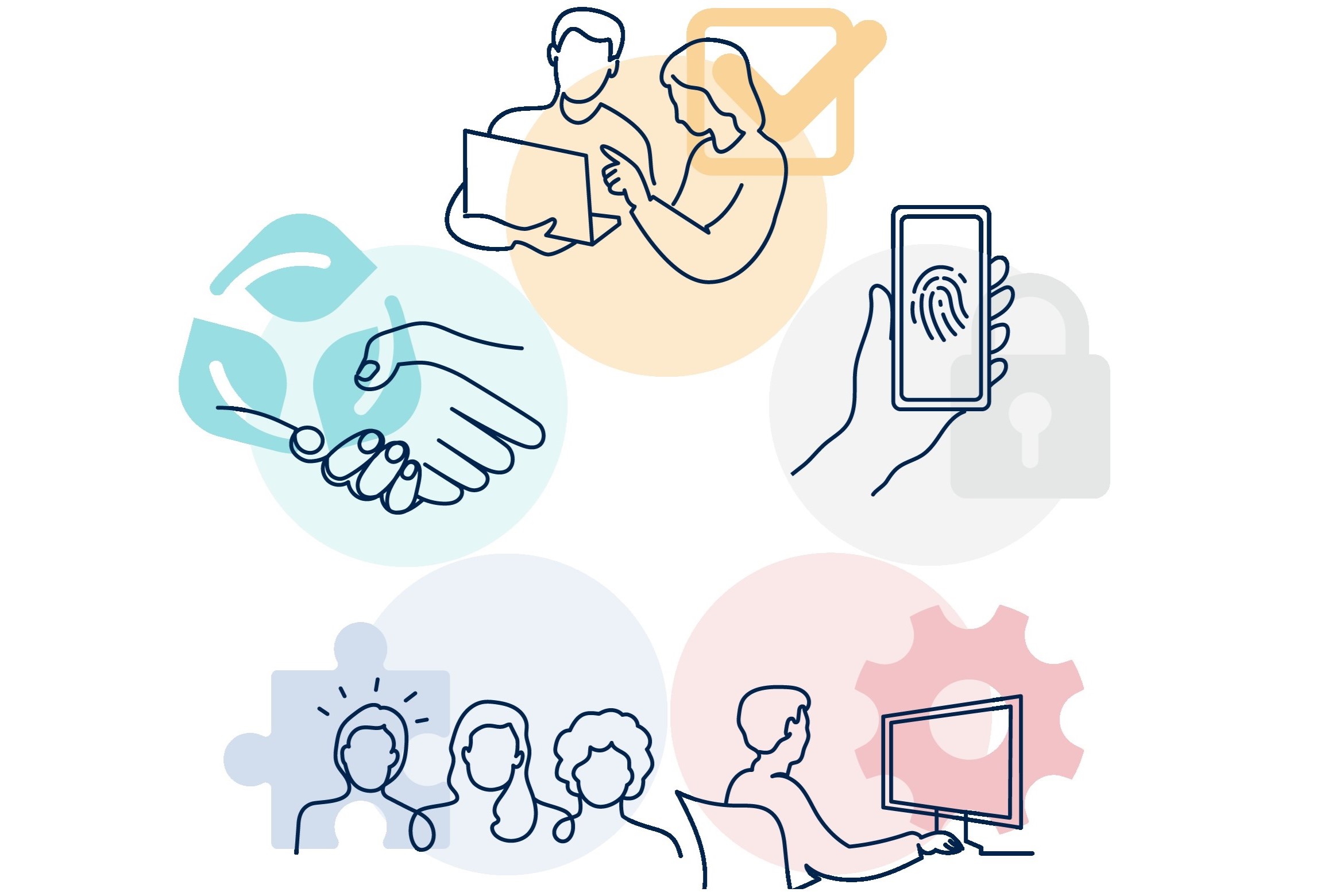 Illustrasjon som symboliserer STAFs virksomhetsstrategi